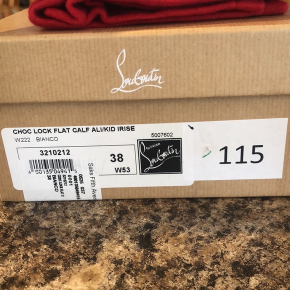 Christian Louboutin choc Lock Flat Calf - Picture 8 of 9